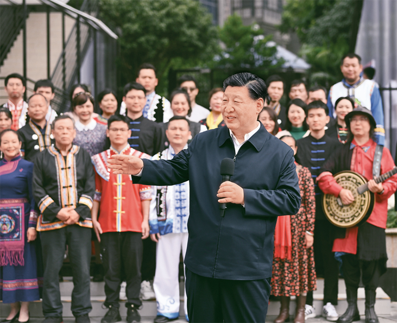 習近平：鑄牢中華民族共同體意識 推進新時代黨的民族工作高質量發(fā)展